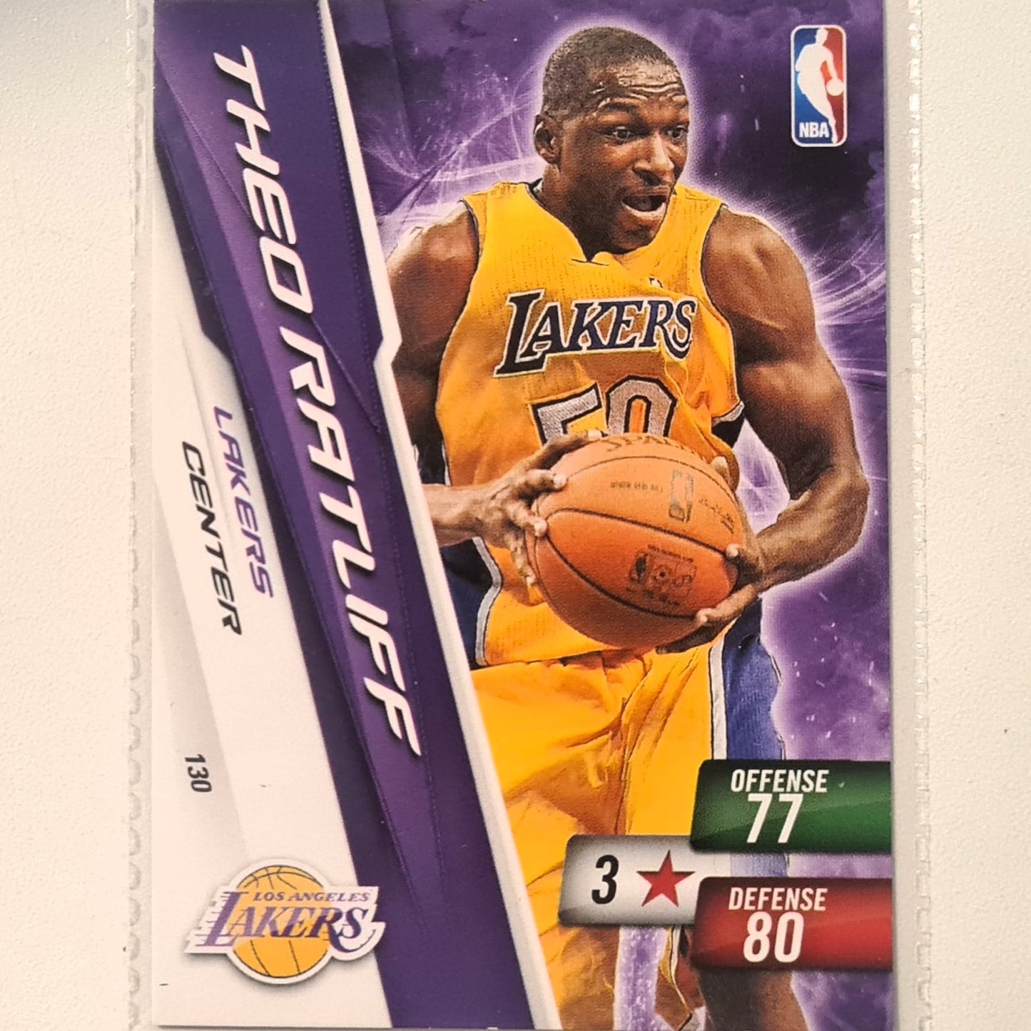 Theo Ratliff 2010-11 Panini Adrenalyn XL #130 NBA Basketball LA Lakers very good sleeved