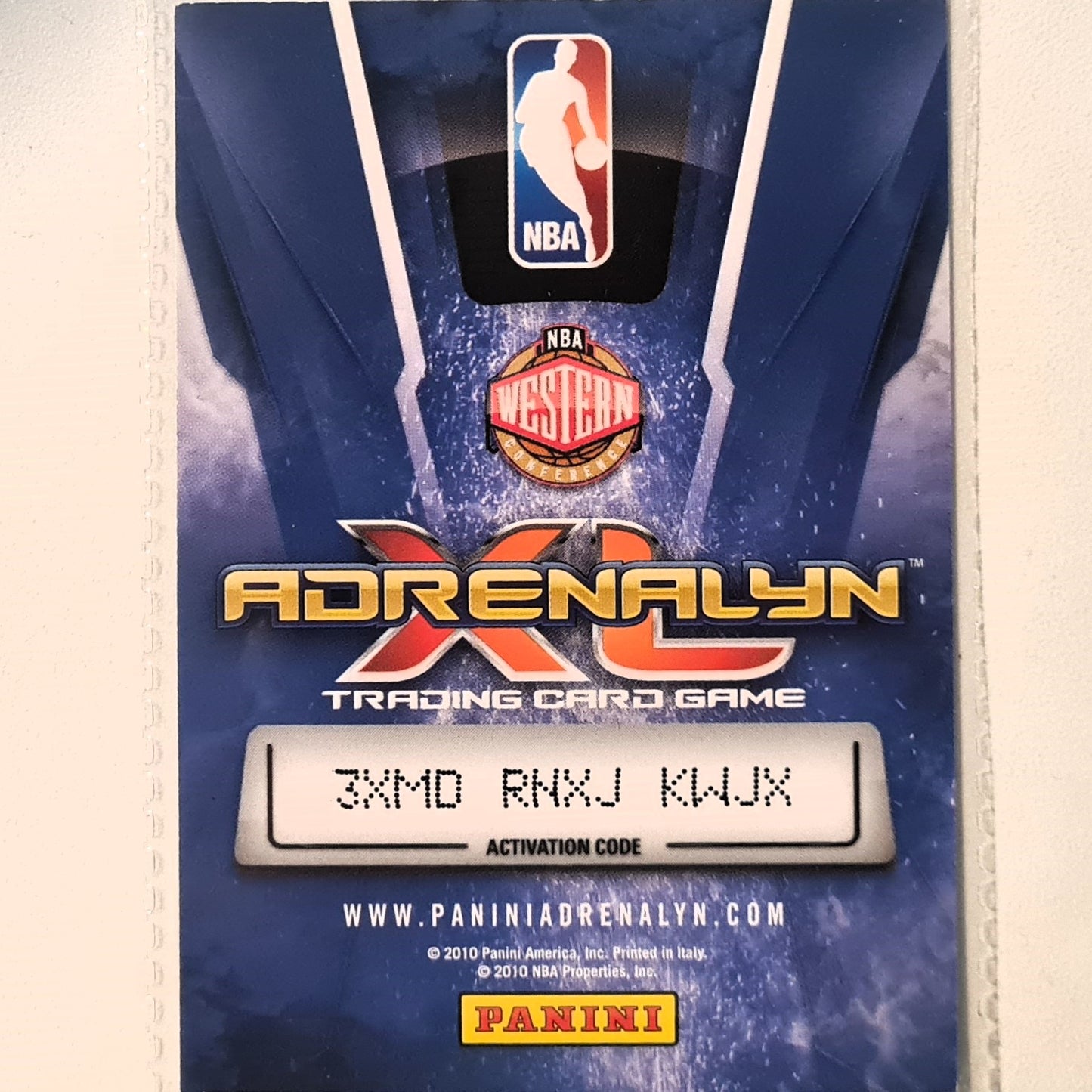 Devin Ebanks 2010-11 Panini Adrenalyn XL Rookie RC #123 NBA Basketball LA Lakers very good sleeved