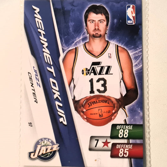 Mehmet Okur 2010-11 Panini Adrenalyn XL #125 NBA Basketball Utah Jazz very good sleeved