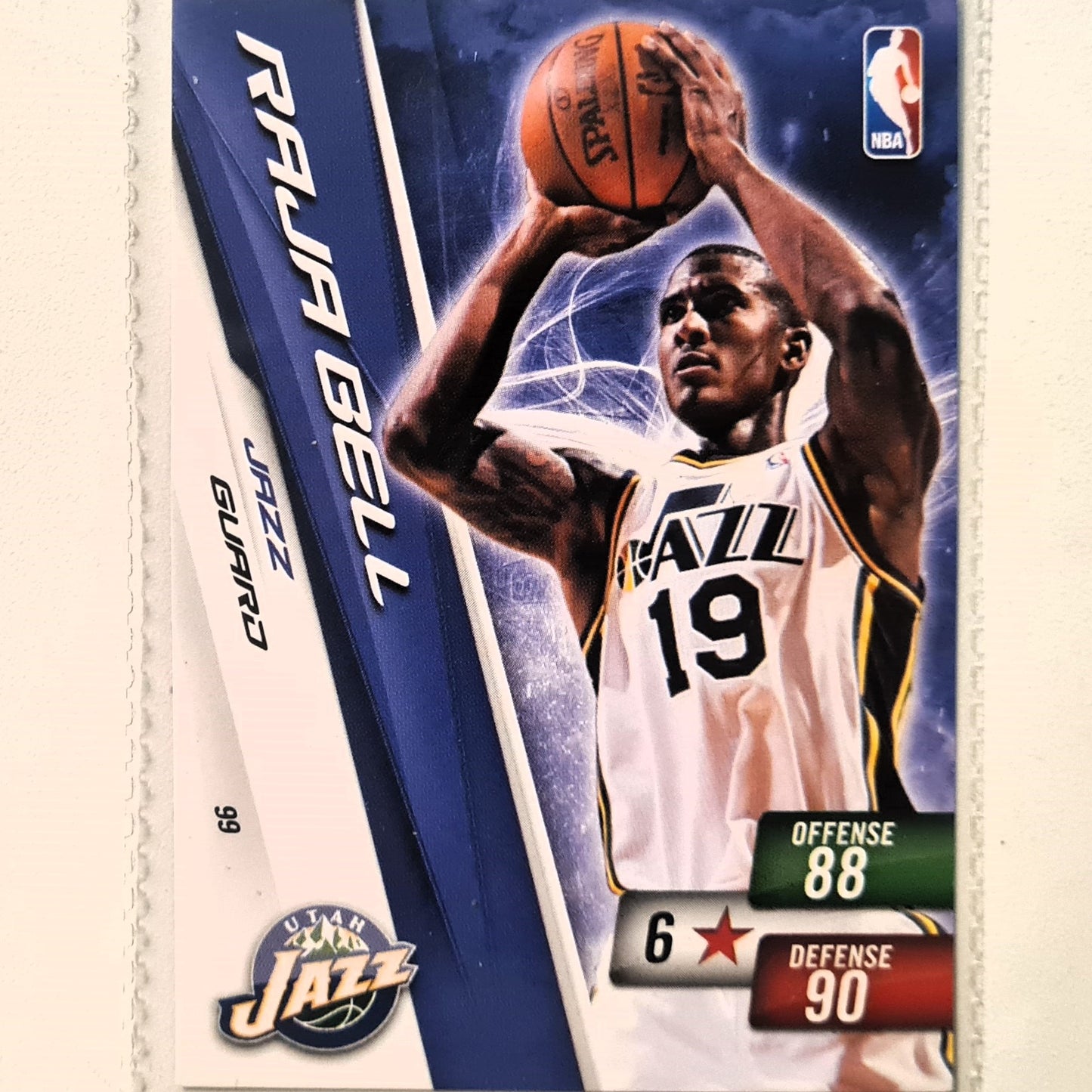 Raja Bell 2010-11 Panini Adrenalyn XL #99 NBA Basketball Utah Jazz very good sleeved