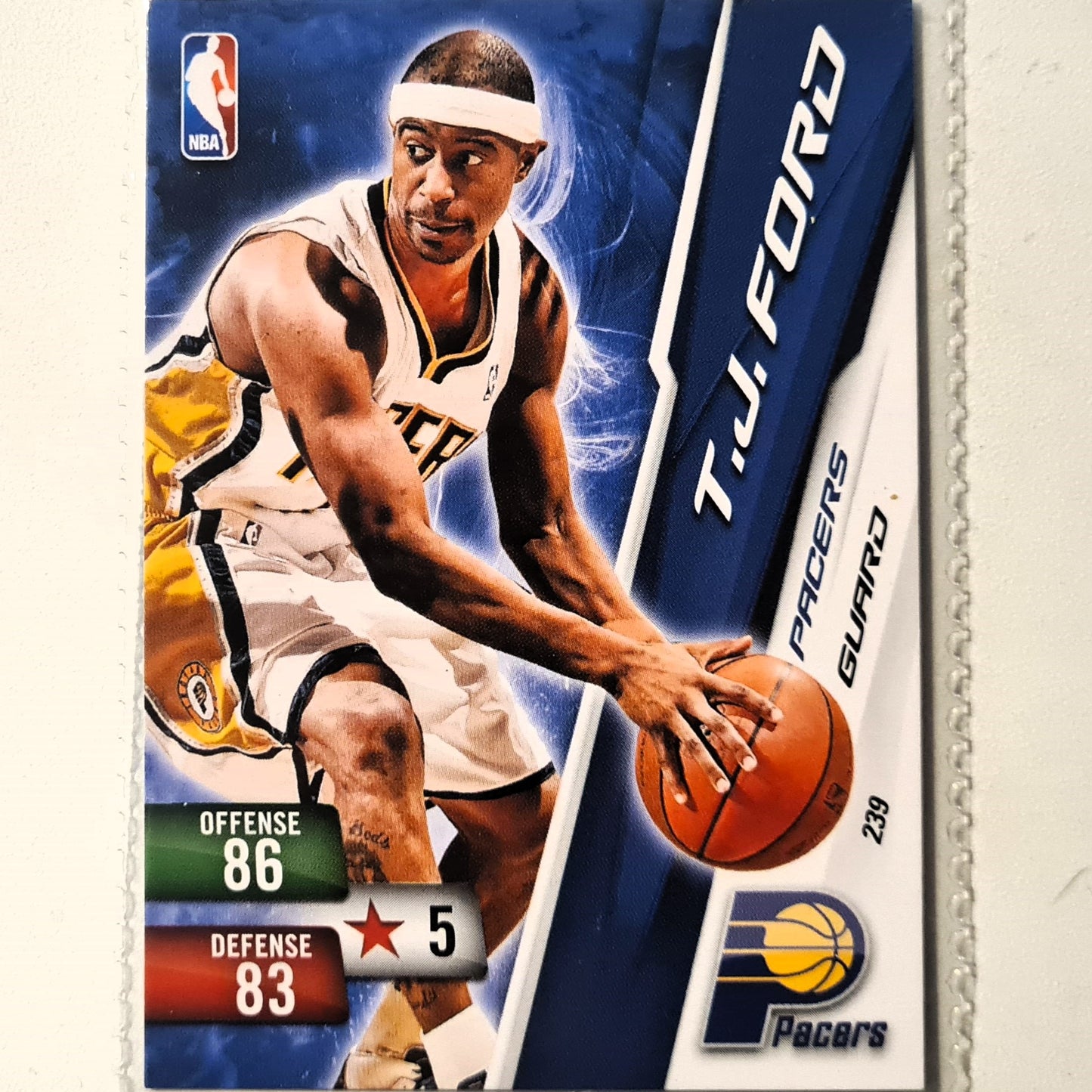 TJ Ford 2010-11 Panini Adrenalyn XL #239 NBA Basketball Indiana Pacers very good sleeved