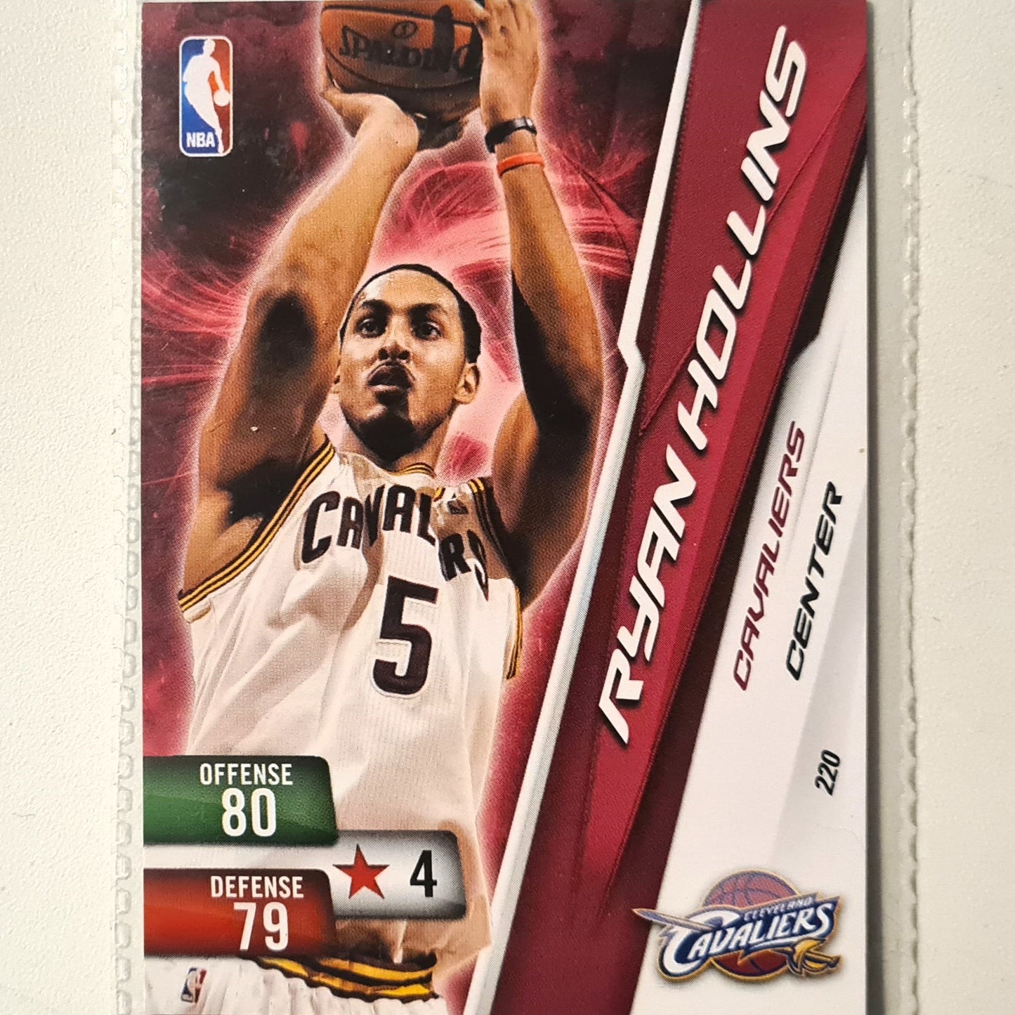 Ryan Hollins 2010-11 Panini Adrenalyn XL #220 NBA Basketball Cleveland Cavaliers very good sleeved