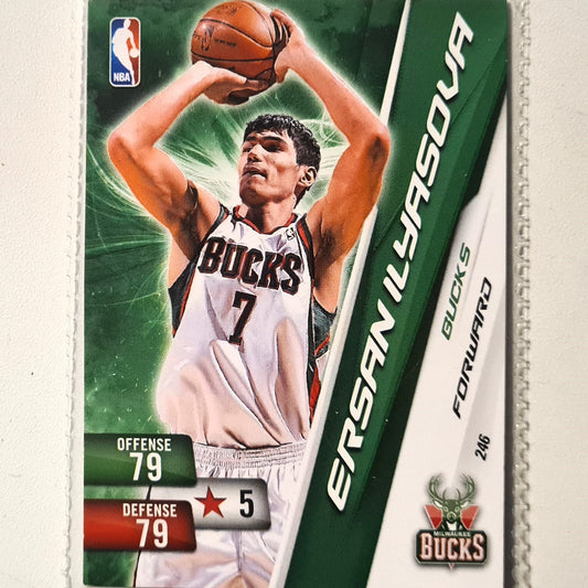 Ersan Ilyasova 2010-11 Panini Adrenalyn XL #246 NBA Basketball Milwaukee Bucks very good sleeved