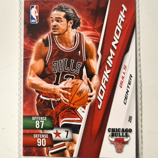 Joakim Noah 2010-11 Panini Adrenalyn XL #205 NBA Basketball Chicago Bulls very good sleeved