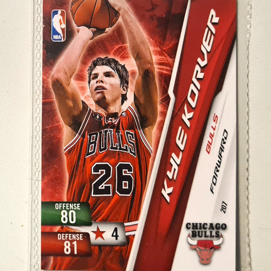 Kyle Korver 2010-11 Panini Adrenalyn XL #207 NBA Basketball Chicago Bulls very good sleeved