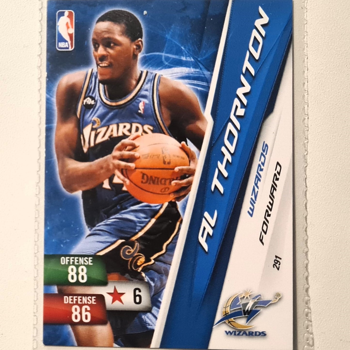 Al Thornton 2010-11 Panini Adrenalyn XL #291 NBA Basketball Washington Wizards very good sleeved