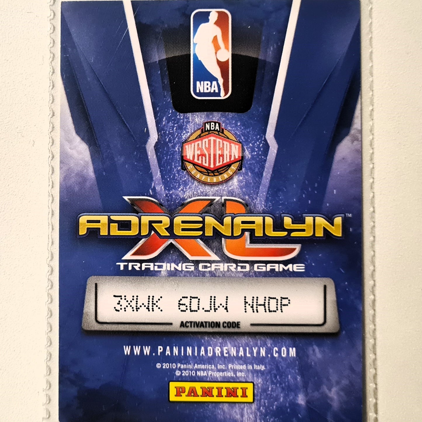 Russell Westbrook 2010-11 Panini Adrenalyn XL Extra signature facsimile Hologram ES9 NBA Basketball Oklahoma City Thunder very good/excellent sleeved