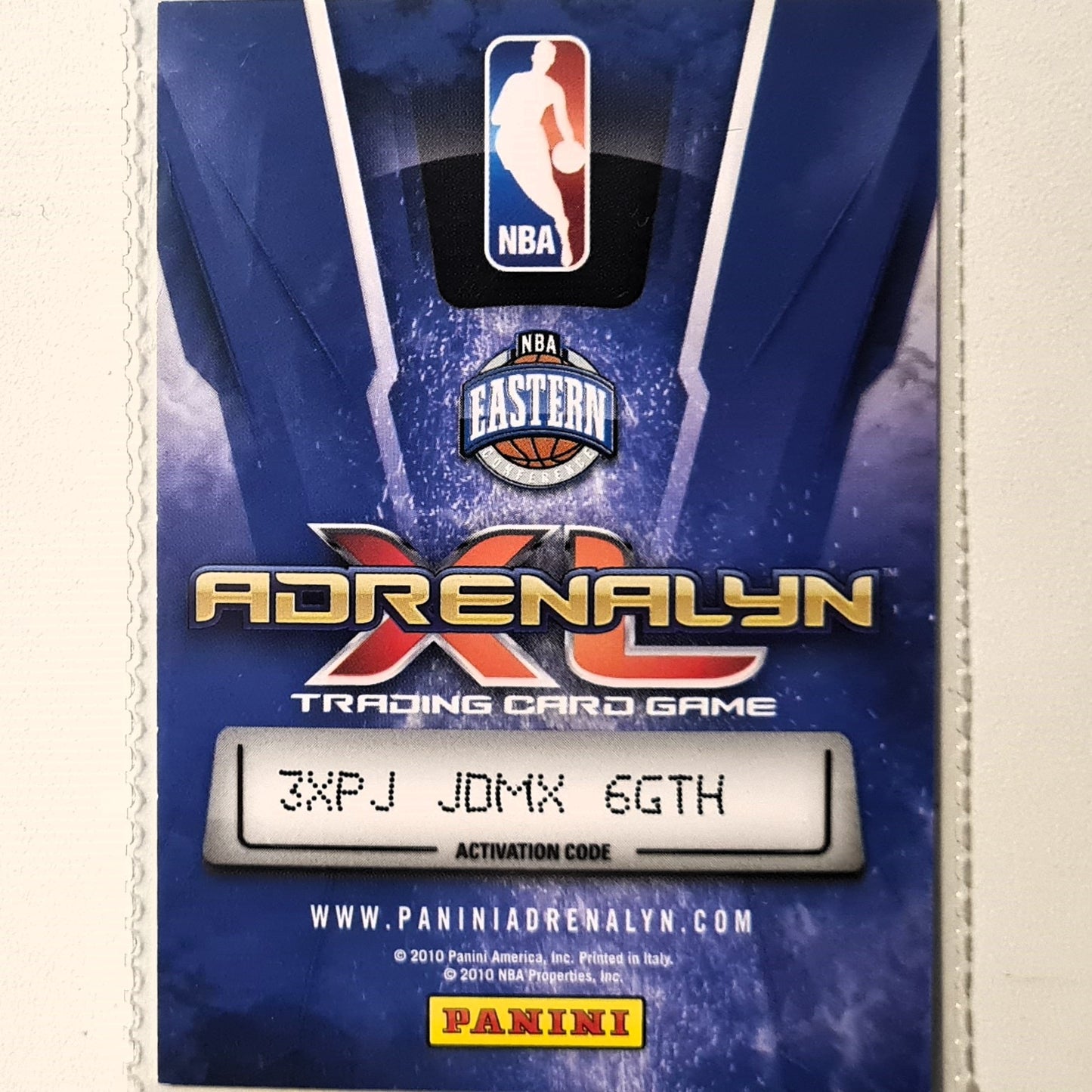 Devin Harris 2010-11 Panini Adrenalyn XL Extra signature facsimile Hologram ES17 NBA Basketball New Jersey Nets very good/excellent sleeved