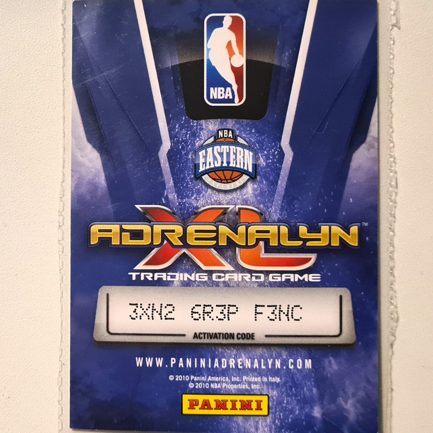 JaVale McGee 2010-11 Panini Adrenalyn XL Special Hologram S59 NBA Basketball Washington Wizards very good sleeved