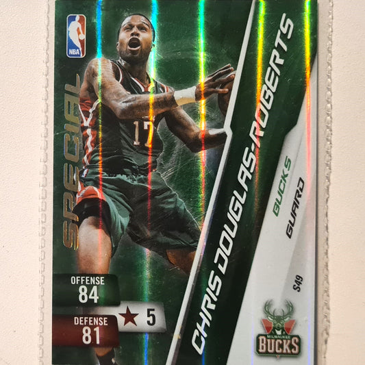 Chris Douglas Roberts 2010-11 Panini Adrenalyn XL Special Hologram S49 NBA Basketball Milwaukee Bucks very good sleeved