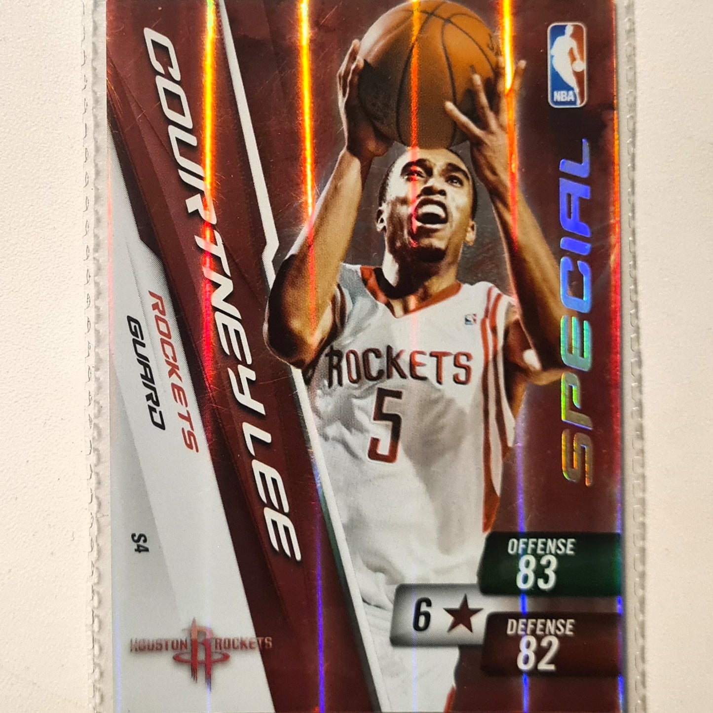 Courtney Lee 2010-11 Panini Adrenalyn XL Special Hologram S4 NBA Basketball Houston Rockets very good/excellent sleeved