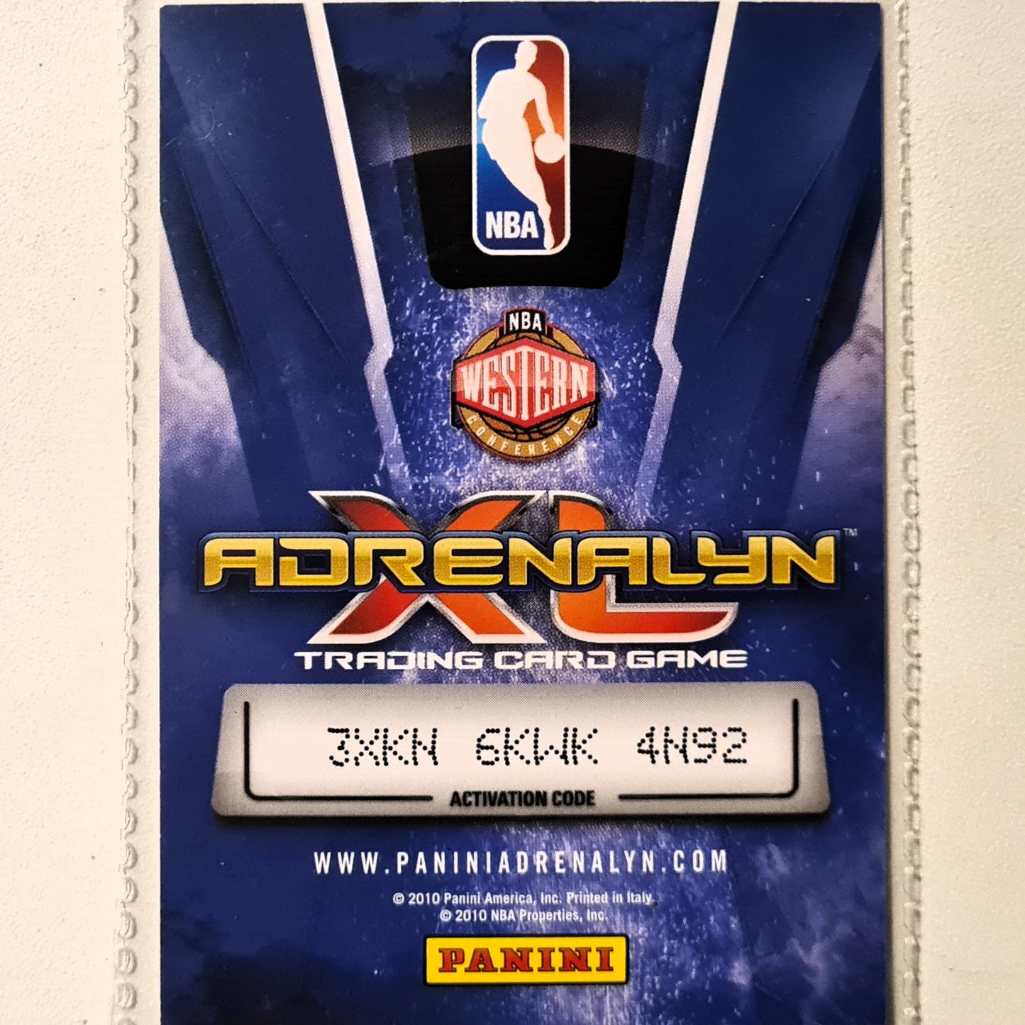 George Hill 2010-11 Panini Adrenalyn XL Special Hologram S9 NBA Basketball San Antonio Spurs very good sleeved