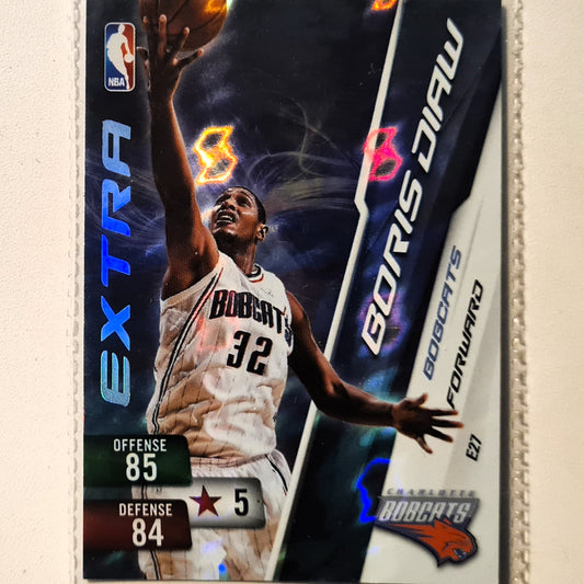 Boris Diaw 2010-11 Panini Adrenalyn XL Extra Hologram E27 NBA Basketball Charlotte Bobcats very good sleeved