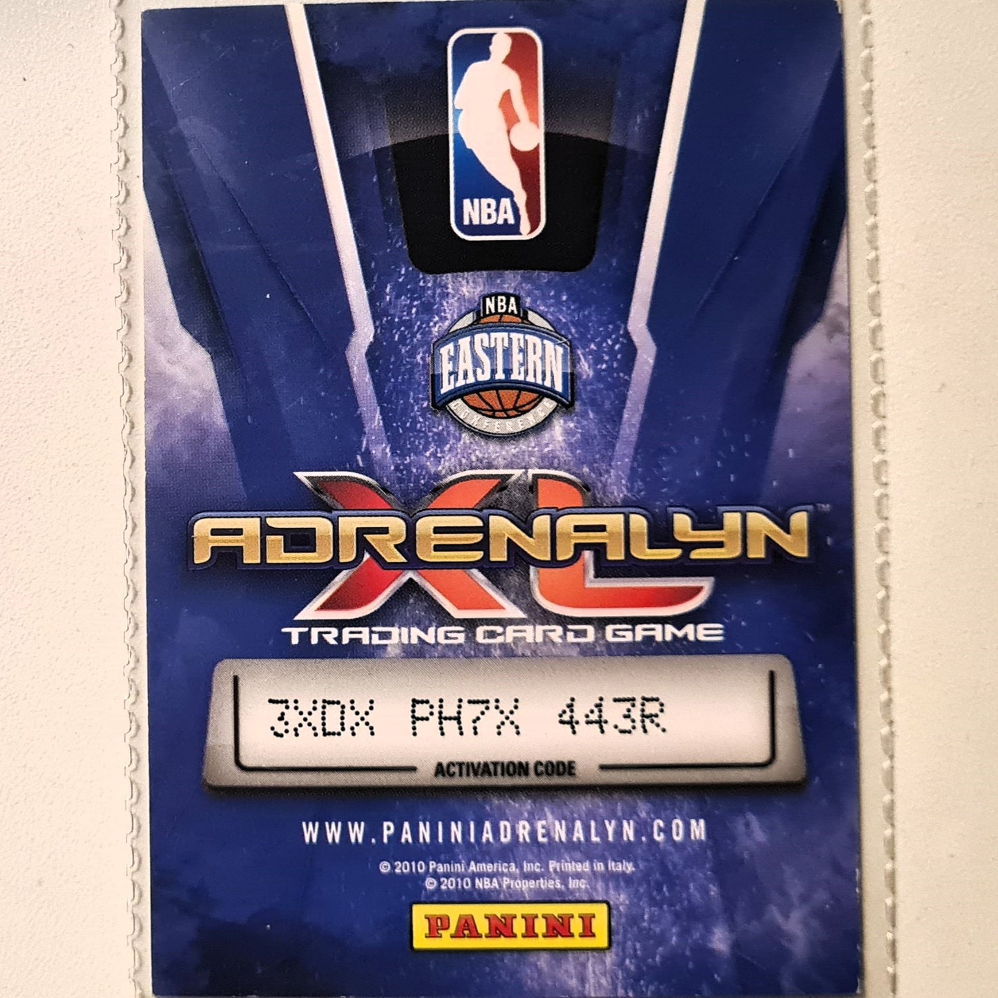 Danilo Gallinari 2010-11 Panini Adrenalyn XL Extra Hologram Facsimile signature ES18 NBA Basketball New York Knicks very good sleeved