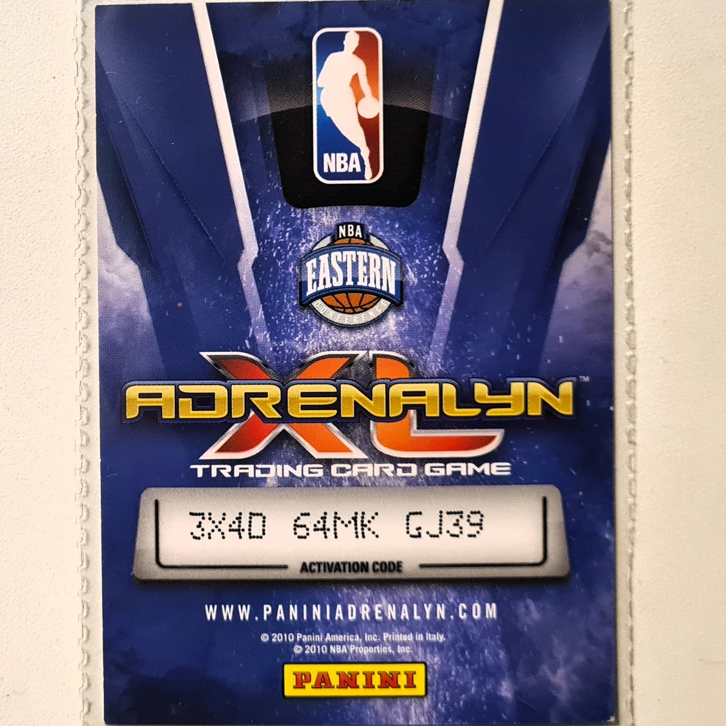 Joakim Noah 2010-11 Panini Adrenalyn XL Extra Hologram Facsimile signature ES21 NBA Basketball Chicago Bulls very good sleeved