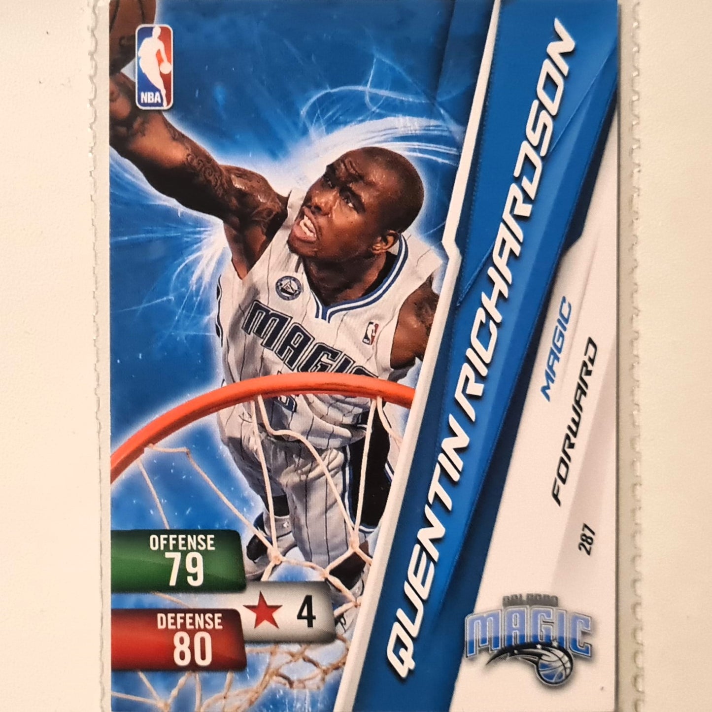 Quentin Richardson 2010-11 Panini Adrenalyn XL #287 NBA Basketball Orlando Magic very good sleeved