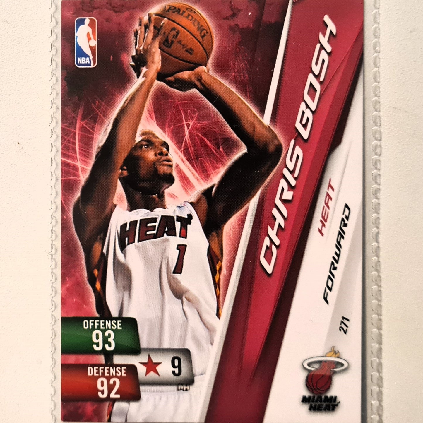 Chris Bosh 2010-11 Panini Adrenalyn XL #271 NBA Basketball Miami Heat very good sleeved