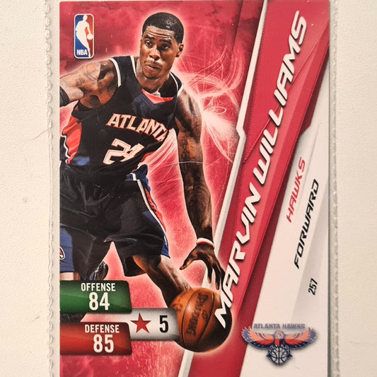 Marvin Williams 2010-11 Panini Adrenalyn XL #257 NBA Basketball Atlanta Hawks very good sleeved