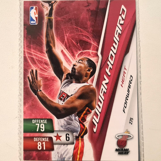 Juwan Howard 2010-11 Panini Adrenalyn XL #275 NBA Basketball Miami Heat very good sleeved