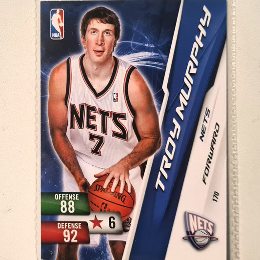 Troy Murphy 2010-11 Panini Adrenalyn XL #170 NBA Basketball New Jersey Nets very good sleeved