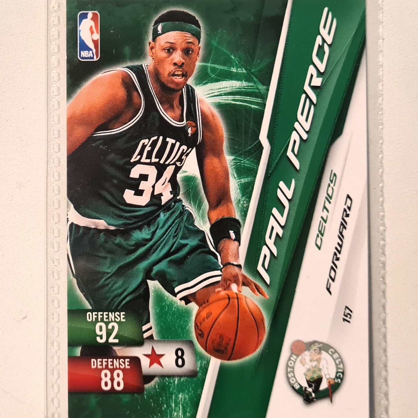 Paul Pierce 2010-11 Panini Adrenalyn XL Rookie RC #157 NBA Basketball Boston Celtics very good sleeved