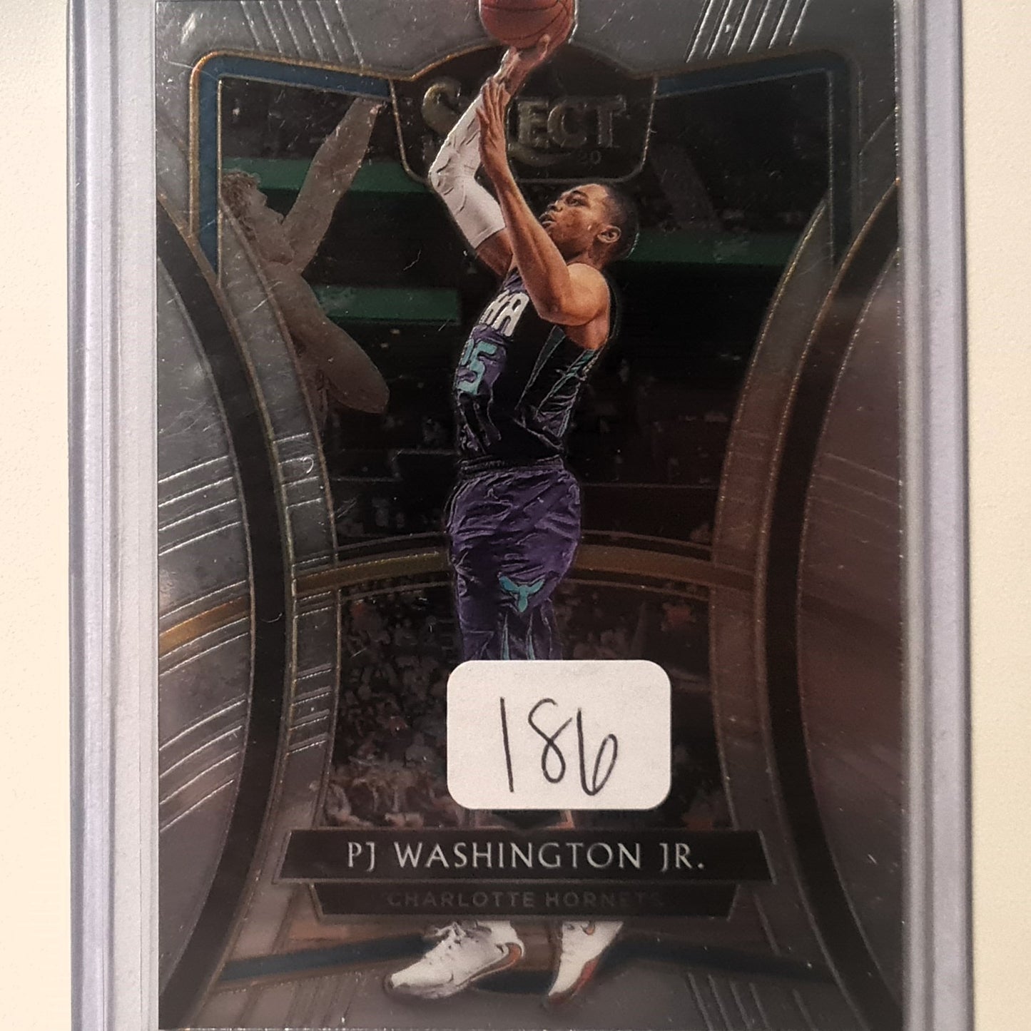 PJ Washington Jr 2019-20 Panini Select  premier level Rookie RC  #127 NBA Basketball Charlotte Hornets mint sleeved