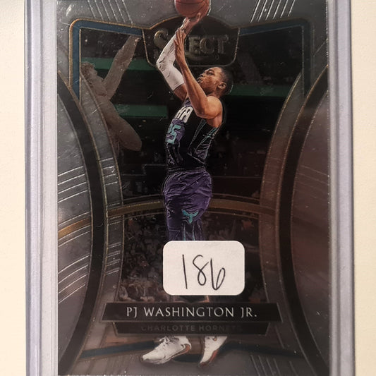 PJ Washington Jr 2019-20 Panini Select  premier level Rookie RC  #127 NBA Basketball Charlotte Hornets mint sleeved