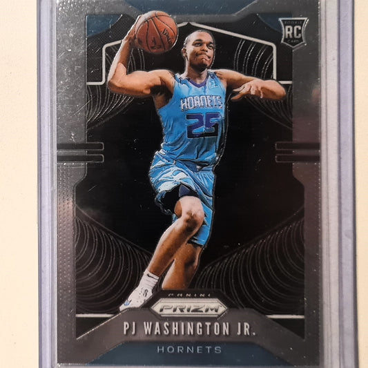 PJ Washington Jr 2019-20 Panini Prizm Rookie RC  #258 NBA Basketball Charlotte Hornets mint sleeved