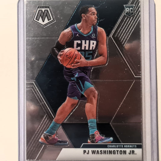 PJ Washington Jr 2019-20 Panini Mosaic #213 NBA Basketball Charlotte Hornets mint sleeved