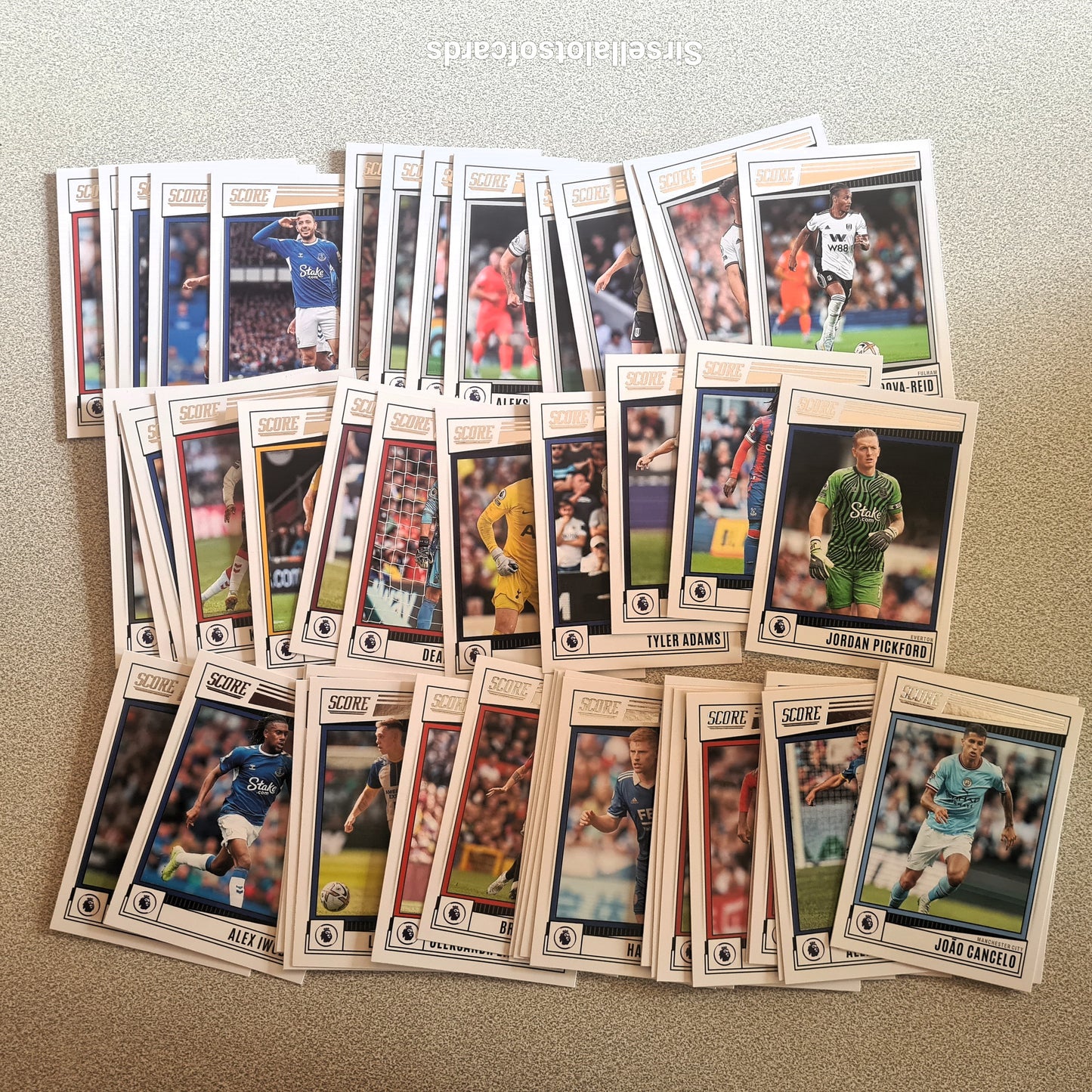 2022/23 Panini Score Premier League Soccer Football cards mixed bundle 50 card job lot #SOC002