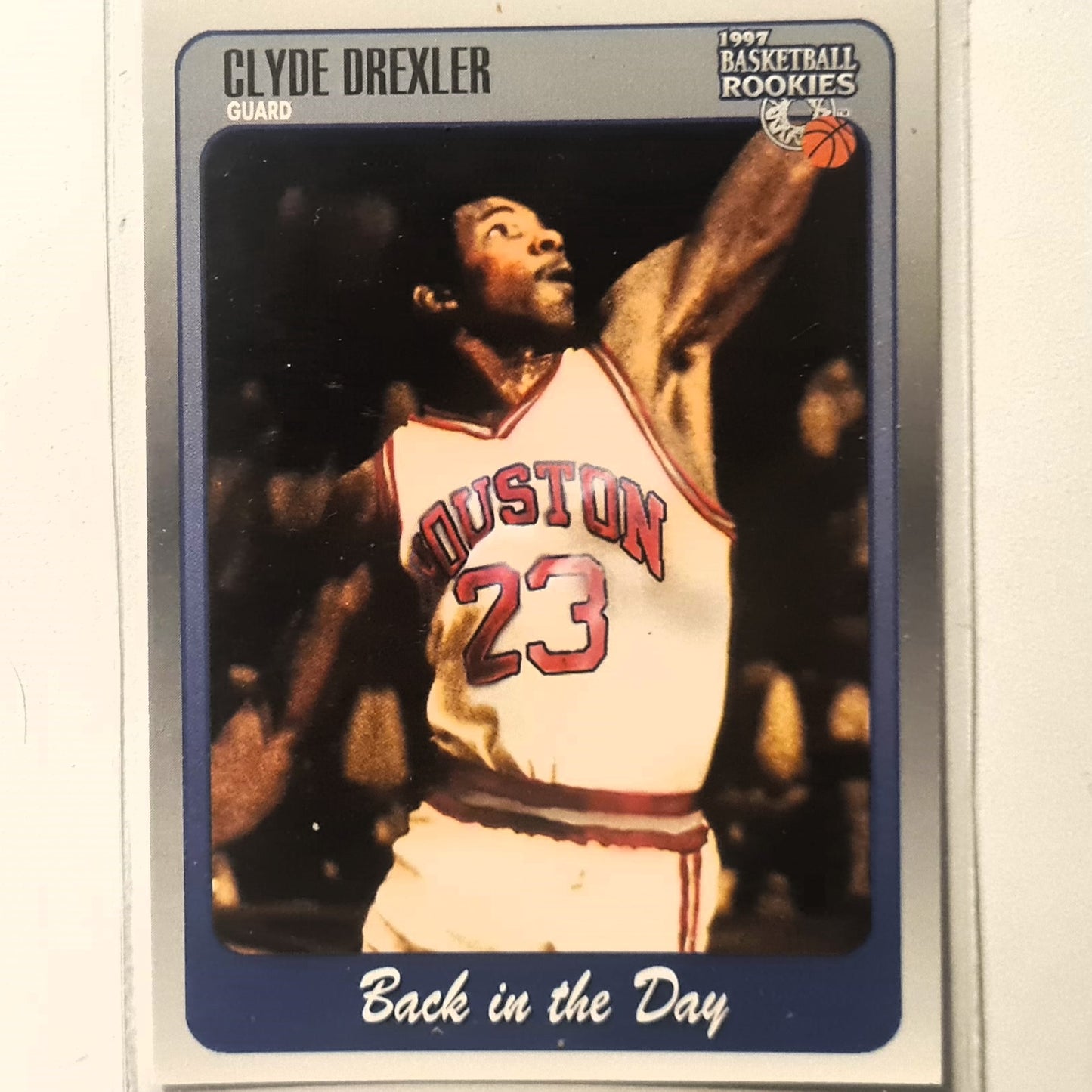 Clyde Drexler 1997 score board Basketball Rookies Back in the Day #97 Houston Excellent Sleeved