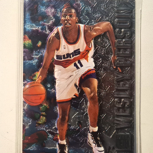 Wesley Person 1996 Fleer metal 96-97 #78 NBA Basketball Phoenix Suns Excellent sleeved