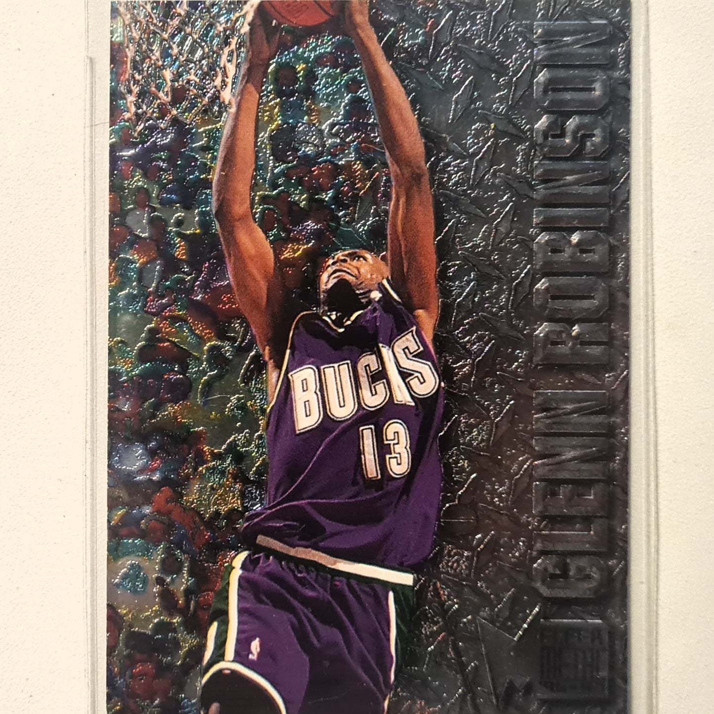 Glenn Robinson 1996 Fleer metal 96-97 #57 NBA Basketball Milwaukee Bucks Excellent sleeved