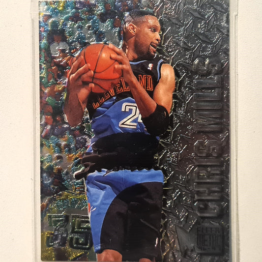 Chris Mills 1996 Fleer metal 96-97 #18 NBA Basketball Cleveland Cavaliers Excellent sleeved