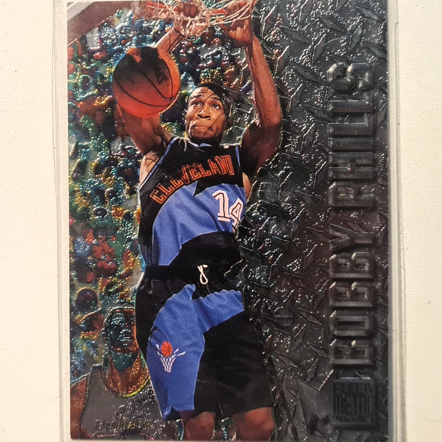 Bobby Phills 1996 Fleer metal 96-97 #19 NBA Basketball Cleveland Cavaliers Excellent sleeved