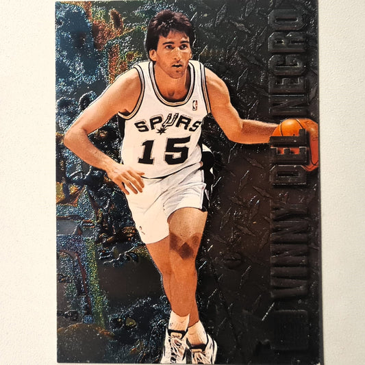 Vinny Del Negro 1996 Fleer metal 96-97 #88 NBA Basketball San Antonio Spurs Excellent sleeved