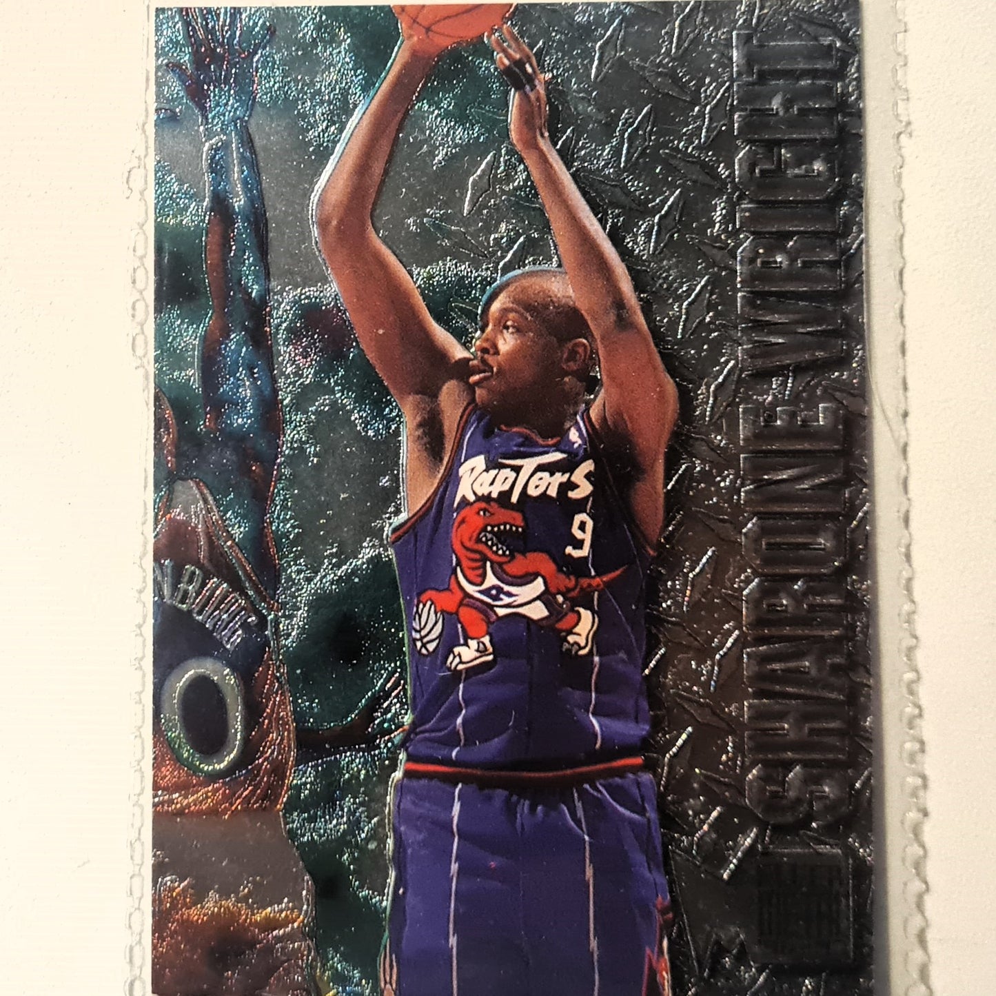 Sharone Wright 1996 Fleer metal 96-97 #99 NBA Basketball Toronto Raptors Excellent sleeved