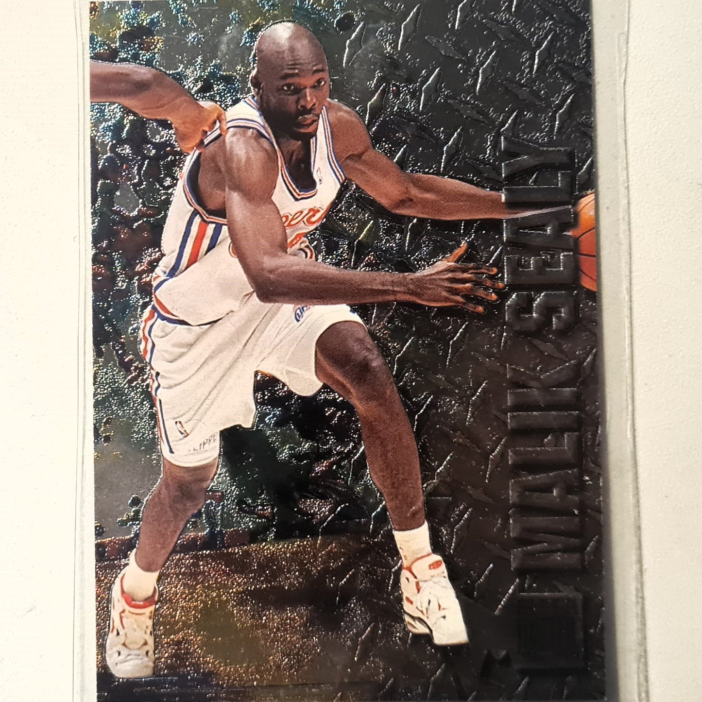 Malik Sealy 1996 Fleer metal 96-97  #45 NBA Basketball Los Angeles Clippers Excellent sleeved