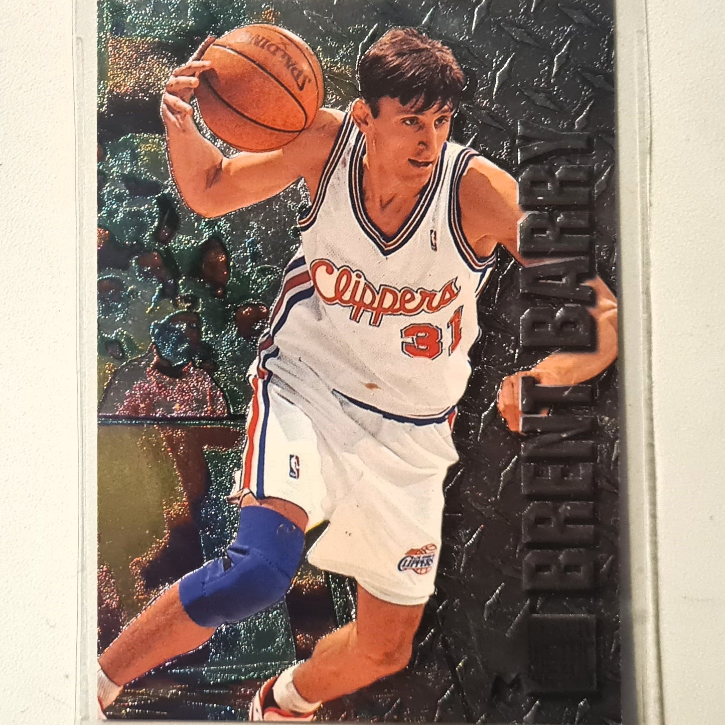 Brent Barry 1996 Fleer metal 96-97  #44 NBA Basketball Los Angeles Clippers Excellent sleeved