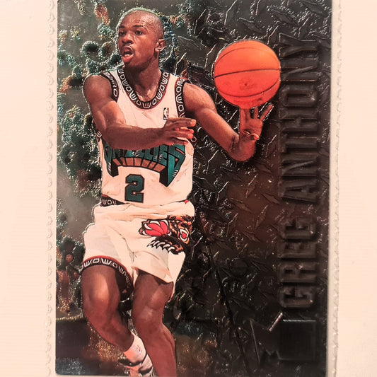 Greg Anthony 1996 Fleer metal 96-97 #103 NBA Basketball Vancouver Grizzlies Excellent sleeved