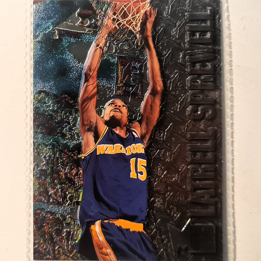 Lattrell Sprewell 1996 Fleer metal 96-97 #34 NBA Basketball LA Lakers Excellent sleeved