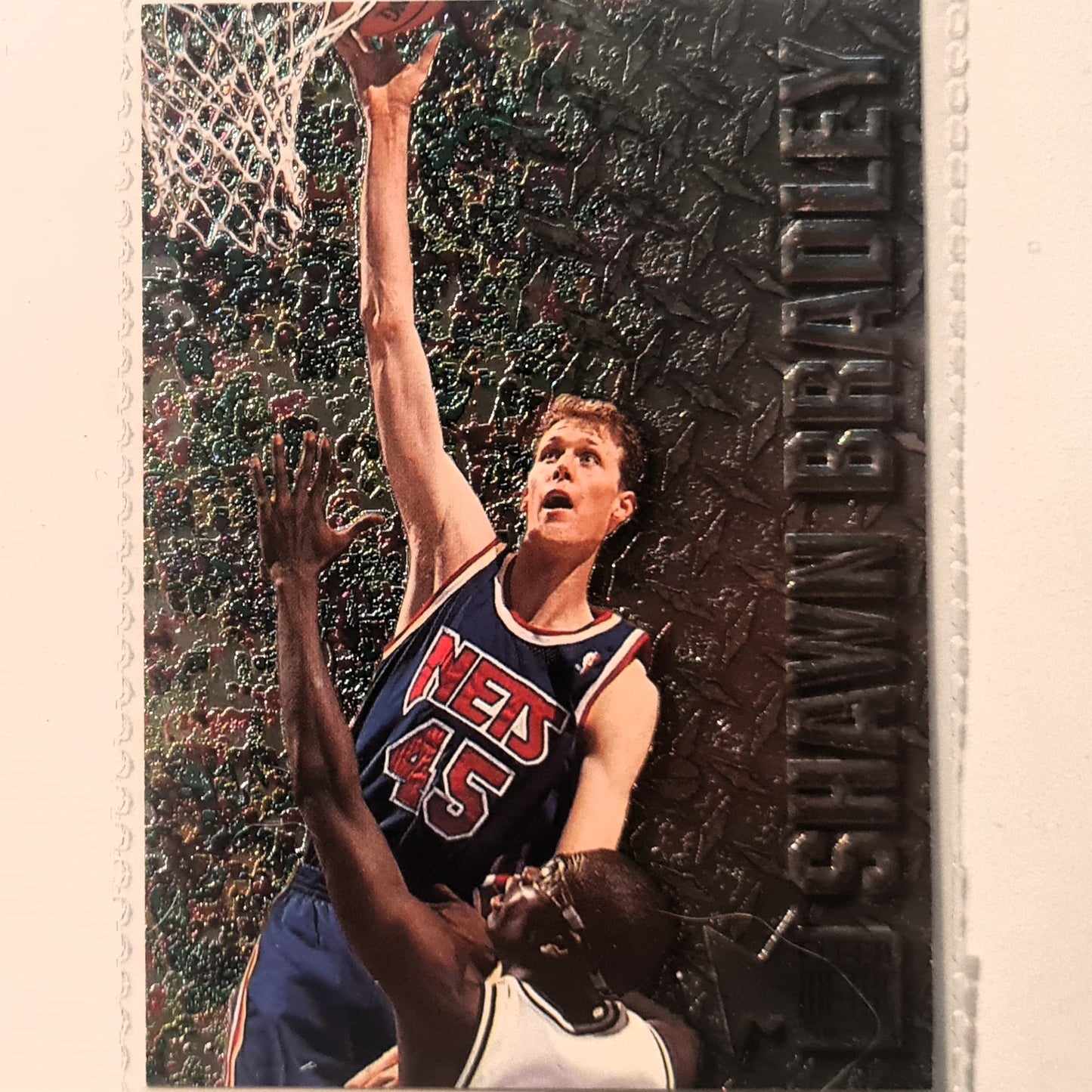Shawn Bradley 1996 Fleer metal 96-97 #61 NBA Basketball New Jersey Nets Excellent sleeved