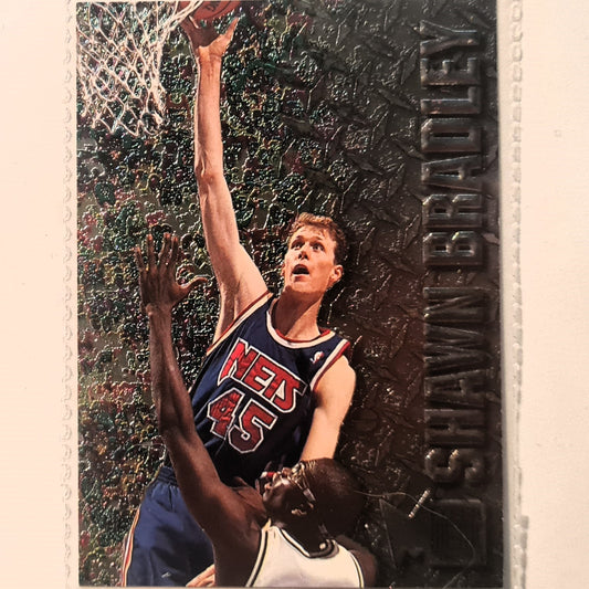 Shawn Bradley 1996 Fleer metal 96-97 #61 NBA Basketball New Jersey Nets Excellent sleeved