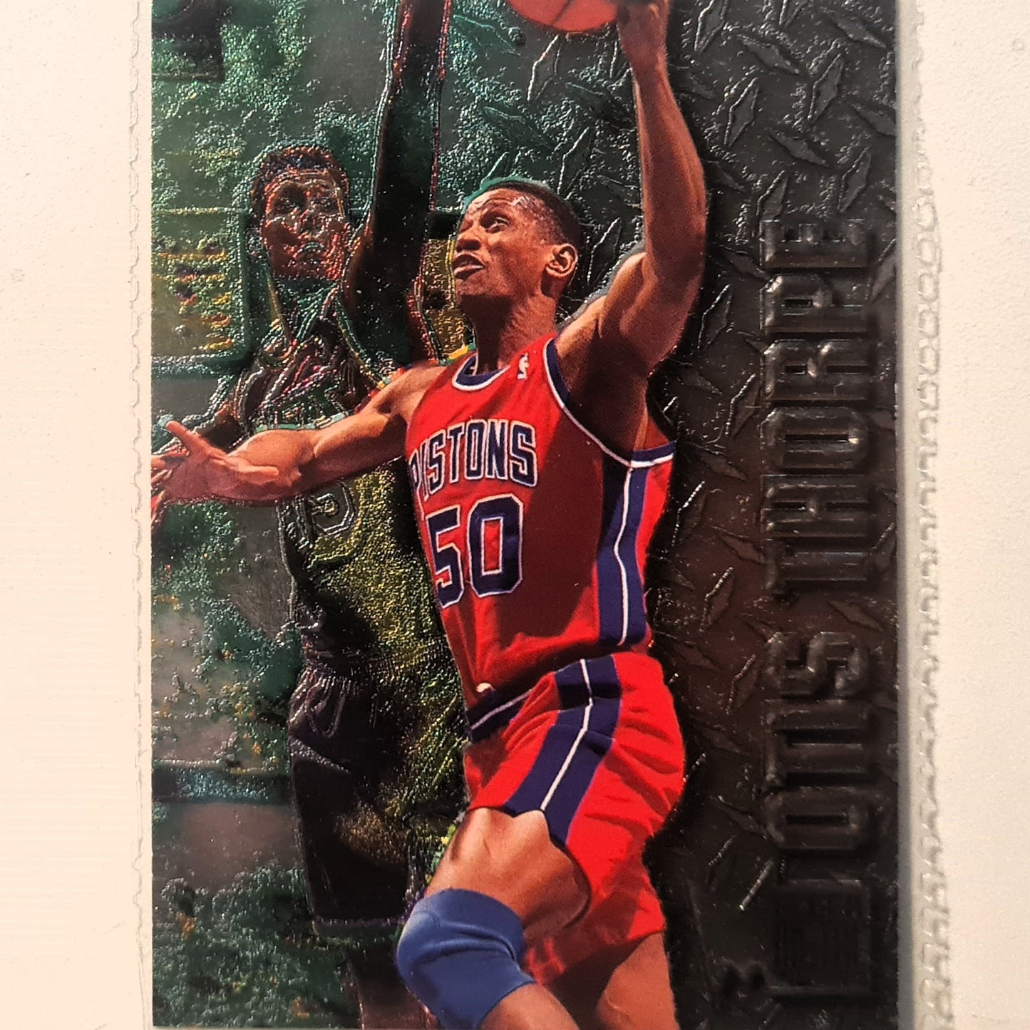 Otis Thorpe 1996 Fleer metal 96-97 #31 NBA Basketball Detroit Pistons Excellent sleeved