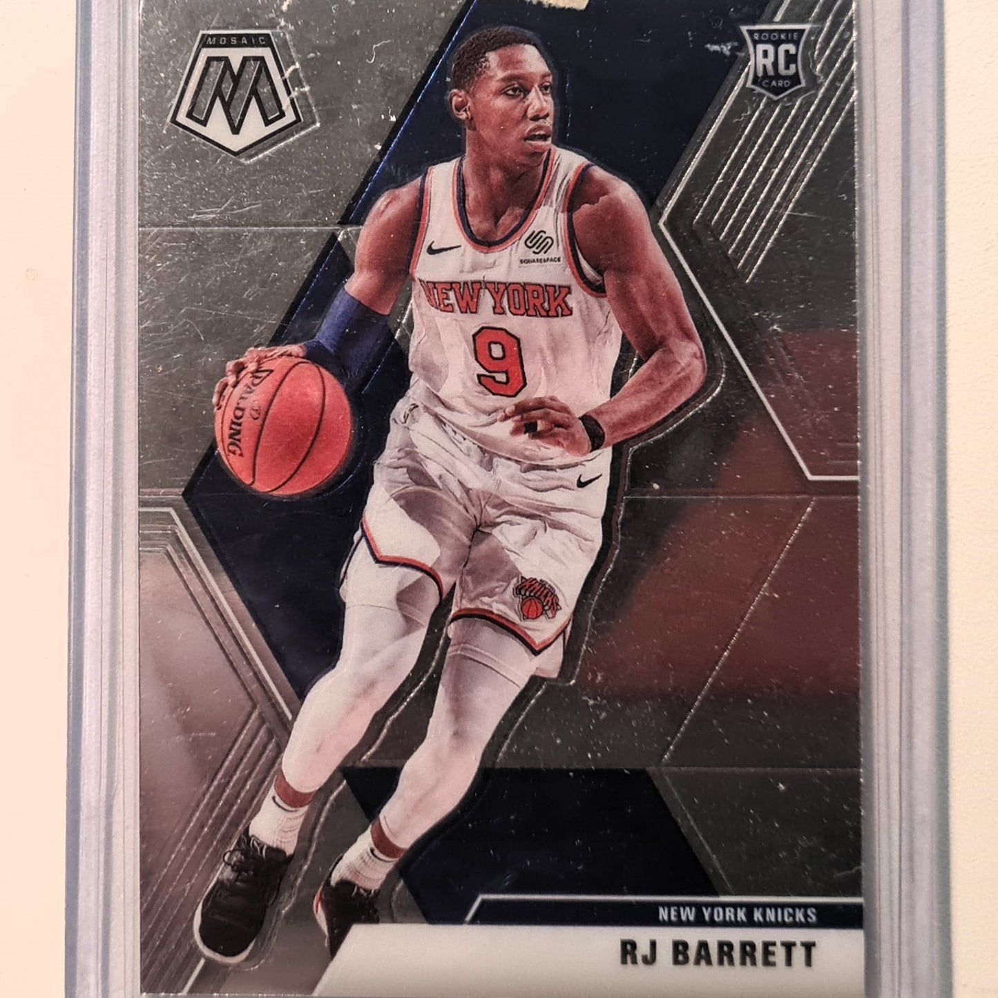 RJ Barrett 2019-20 Panini Mosaic Rookie RC #229 NBA Basketball New York Knicks excellent Sleeved