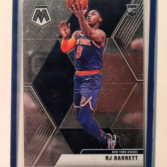 RJ Barrett 2019-20 Panini Mosaic Rookie RC #229 NBA Basketball New York Knicks excellent Sleeved