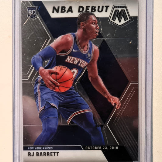 RJ Barrett 2019-20 Panini Mosaic NBA Debut Rookie RC #270 NBA Basketball New York Knicks excellent Sleeved