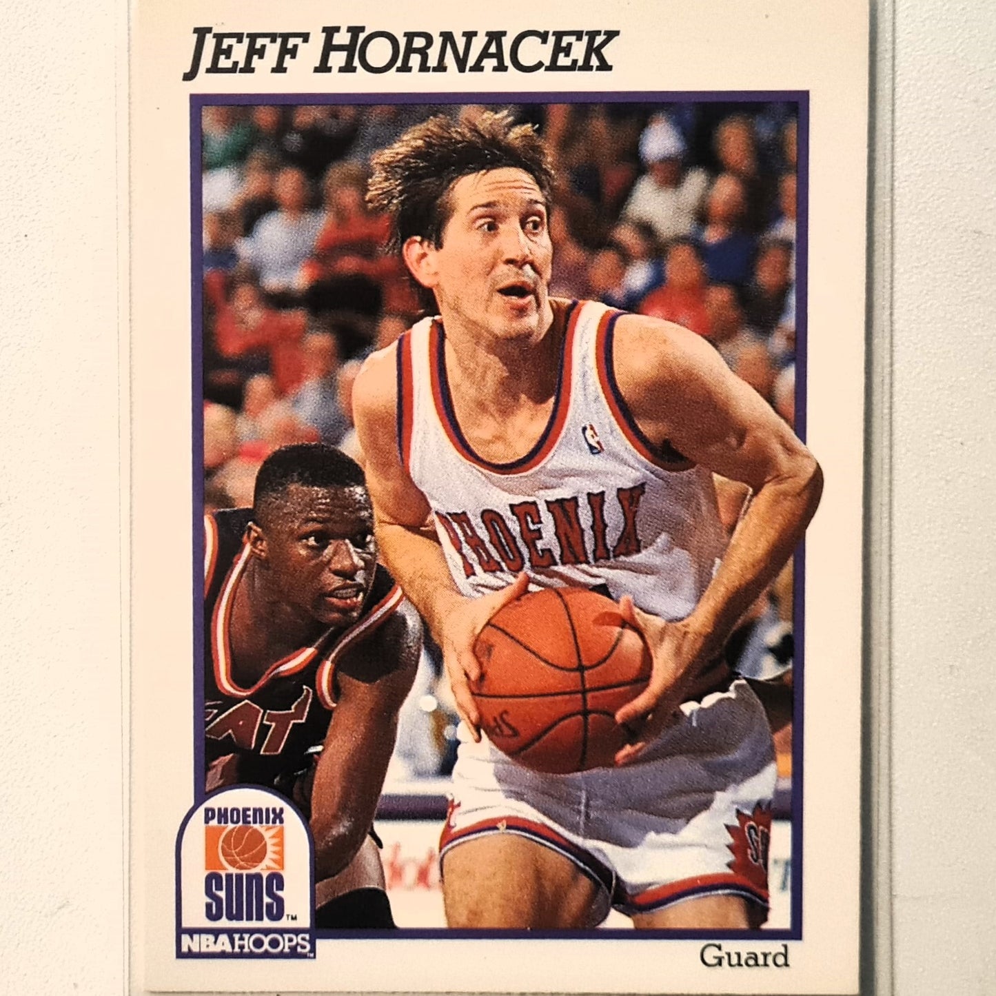 Jeff Hornacek 1991 NBA Hoops #164 NBA Basketball Phoenix Suns Excellent Sleeved