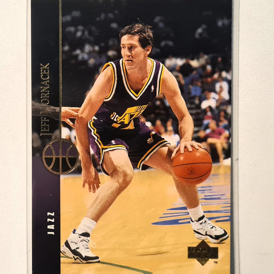 Jeff Hornacek 1995 Upper-Deck #296 NBA Basketball Utah Jazz very good/excellent Sleeved