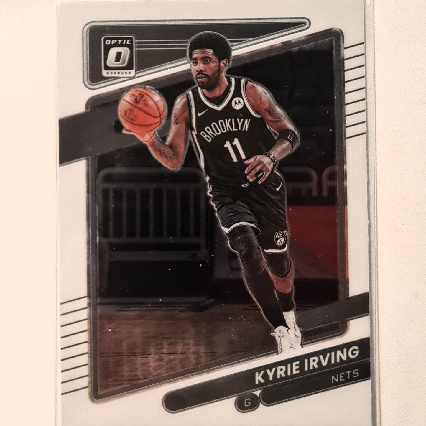 Kyrie Irving 2021-22 Panini Donruss Optic #96 NBA Basketball Brooklyn Nets excellent/mint Sleeved